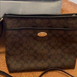 Coach file crossbody